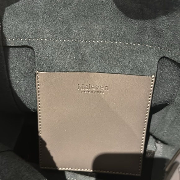 UNITUDE Leather Crossbody Purse Dark Gray | Compact Minimalist | Discontinued - Picture 2 of 4